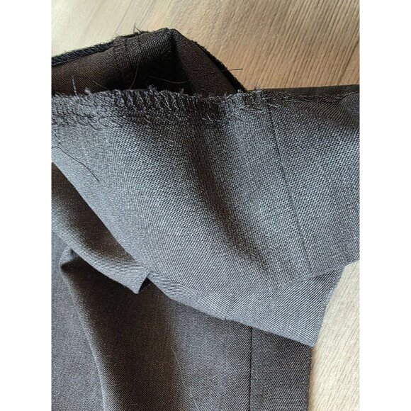 Brooks Brothers 346 Mens Wool Dress Pants 38W/30L Gray Made In Italy - Picture 7 of 9